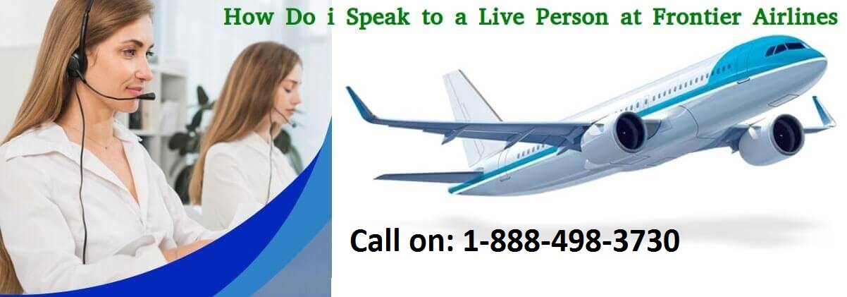 How can I talk to someone at Frontier airlines?